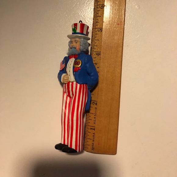 Hallmark Uncle Sam nutcracker ornament - Picture 3 of 7